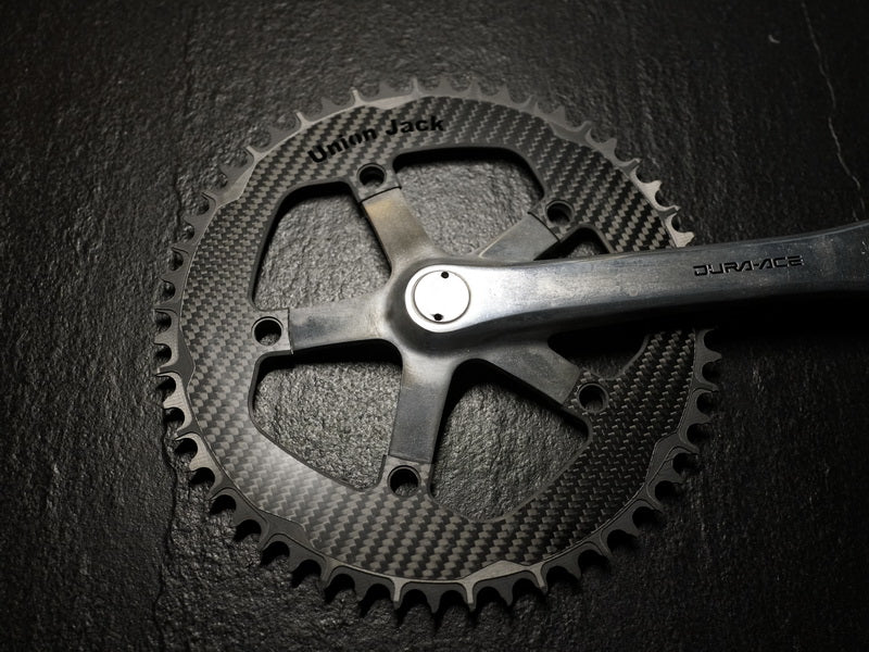 union jack カーボンチェーンリング 3K柄 54T pcd130 union jack カーボンチェーンリング 3K柄 54T pcd130 Amazon.co