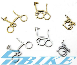 ACE Copper/Aluminium  Brompton Bicycle Keychain